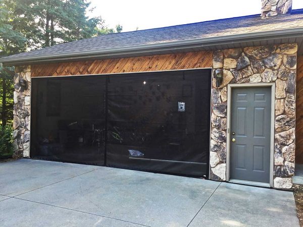 Custom Overhead Door Screen