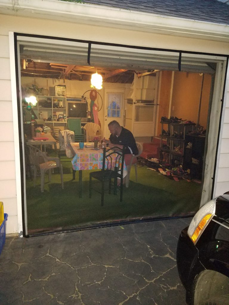 9′ High Overhead Door Screens | Overhead Door Screens
