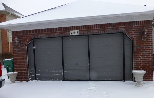 Overhead door screens for all seasons